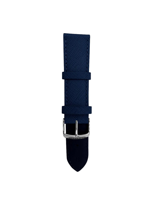 ARIES GOLD AG-L0054-22 BLUE LEATHER STRAP