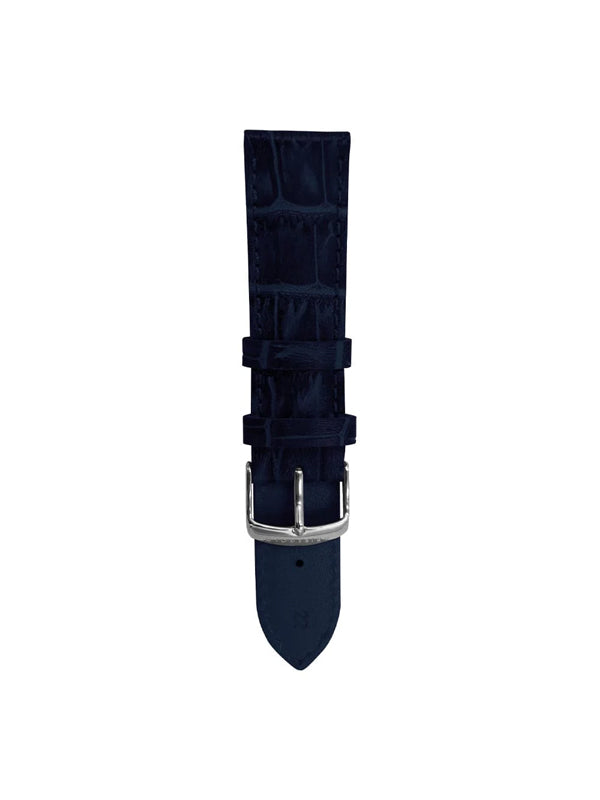 ARIES GOLD AG-L0055-22 BLUE LEATHER STRAP