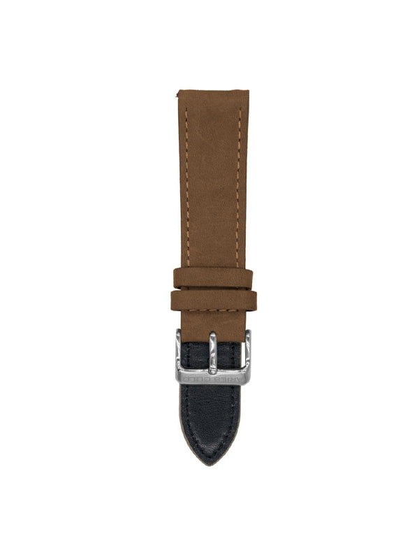 ARIES GOLD BROWN AG-L0035-22 LEATHER STRAP