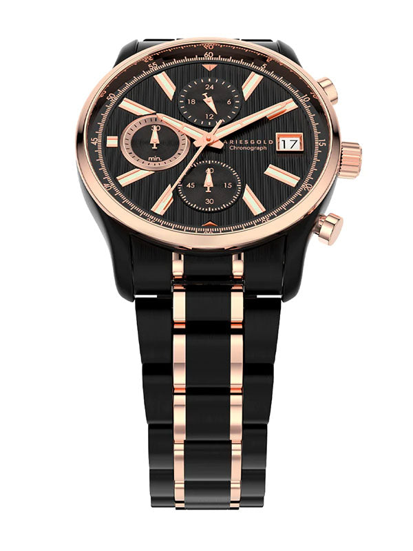 Aries Gold Champion 7020 G &020 BKRG-BKRG Watch 2