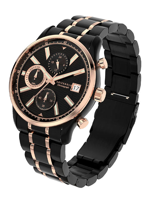 Aries Gold Champion 7020 G &020 BKRG-BKRG Watch 3