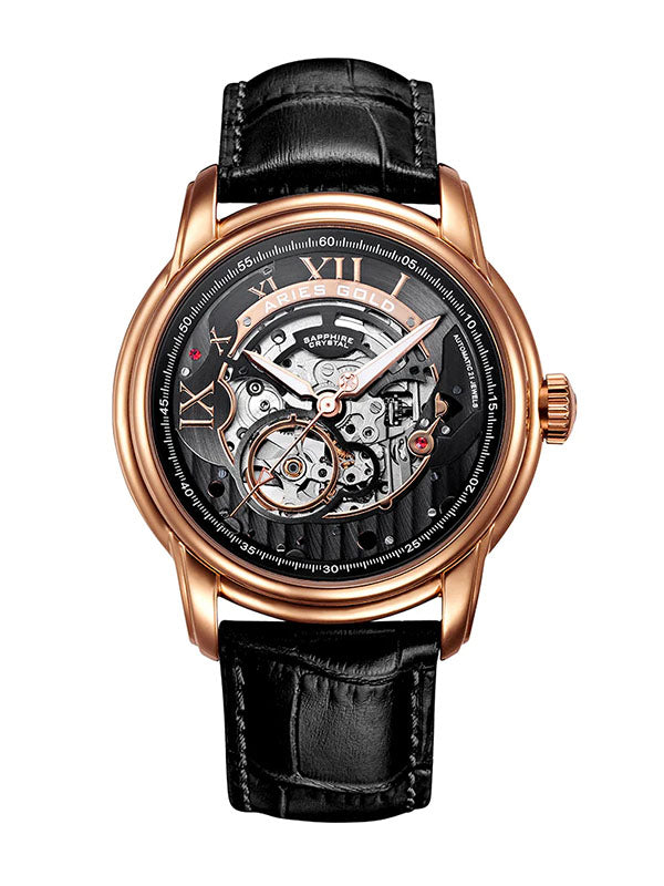 Aries Gold Infinum El Toro G 9005 RG-BK2 Watch