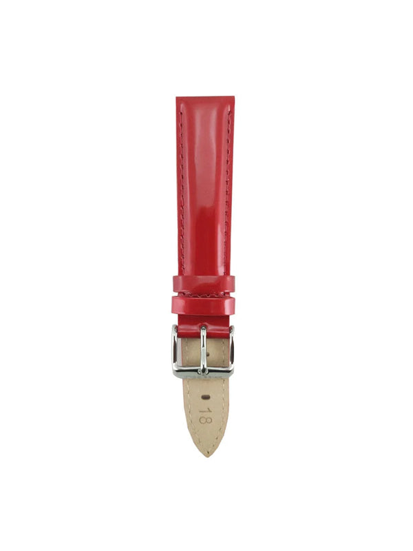 ARIES GOLD RUBY RED GLOSS AG-L0013 LEATHER STRAP