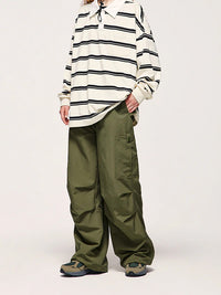 Army Green Baggy Cargo Pants 2