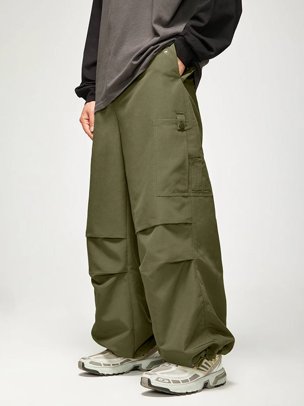 Army Green Baggy Cargo Pants 3