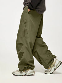 Army Green Baggy Cargo Pants 6