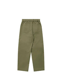 Army Green Parachute Pants with Drawstring Leg Opening 2