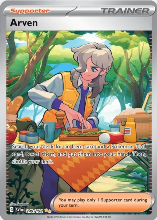 Pokemon Scarlet & Violet Arven Card #249