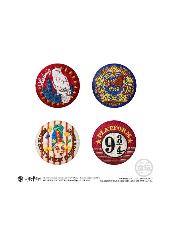 Bandai Candy Harry Potter Embroidery Can Badge with Biscuits 4