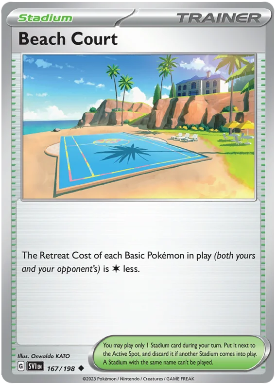 Pokemon Scarlet & Violet Beach Court Card