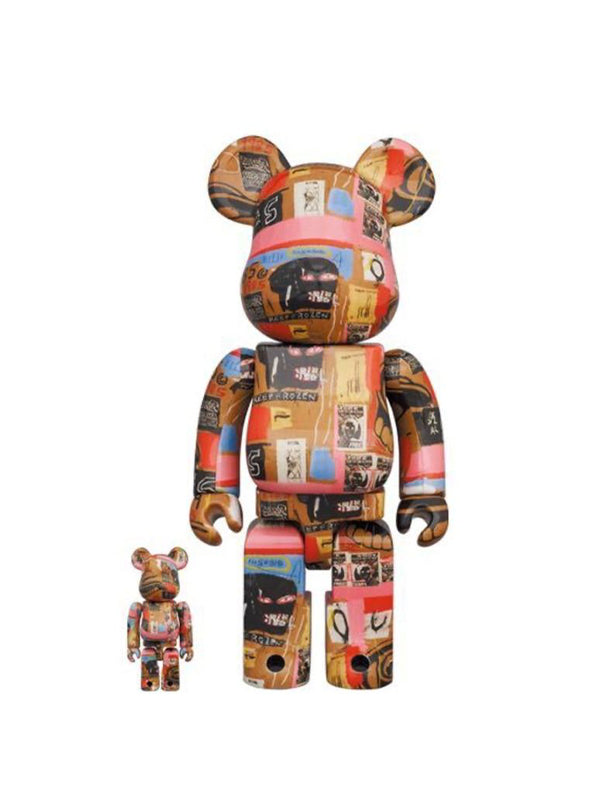 Bearbrick 400% Andy Warhol x Jean-Michel Basquiat Set #2