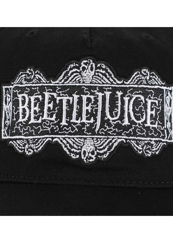 Beetlejuice Embroidered Logo Cap 3