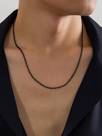 Black Beads Necklace 2