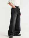 Black Grey Baggy Jeans 5