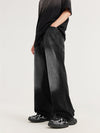 Black Grey Wide Leg Jeans  3