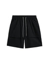 Black Lightweight Shorts with Large Pockets