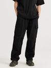 Black Straight Leg Cargo Pants 4