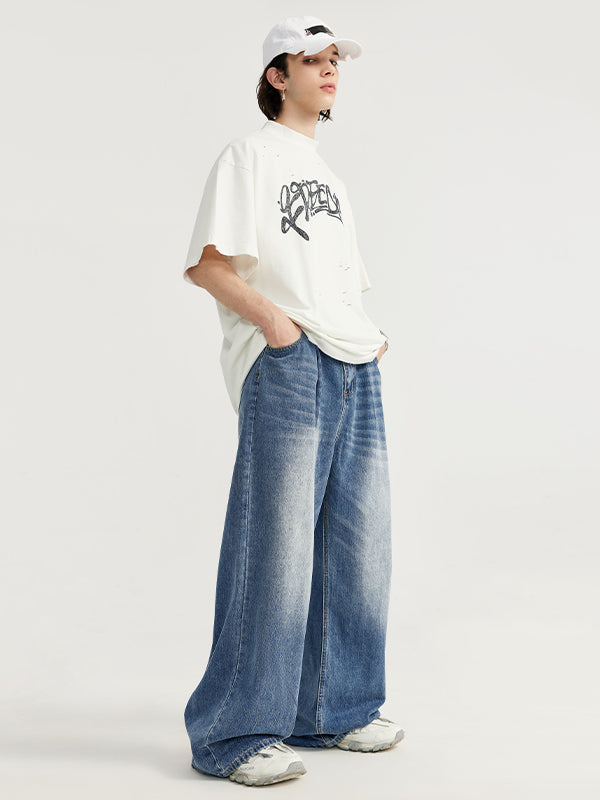 Blue Baggy Jeans 6