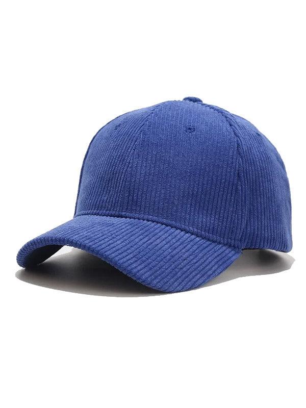 Blue Corduroy Baseball Cap