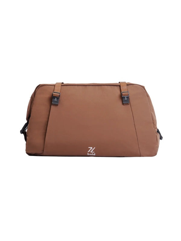 Bold Mouve Duffel in Chocolate Brown Color