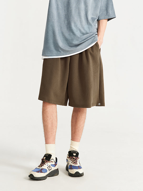 Brown A-Line Shorts 4