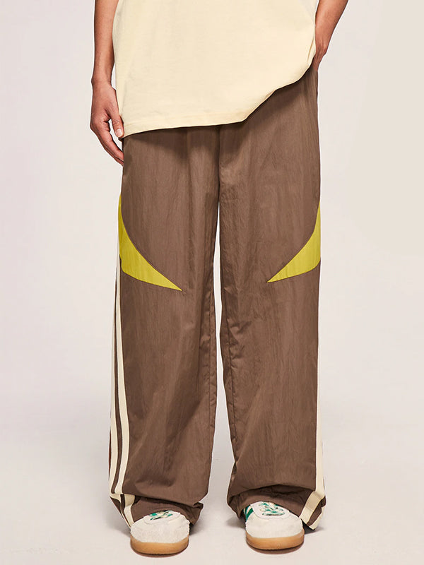 Brown Dual Color Track Pants 3