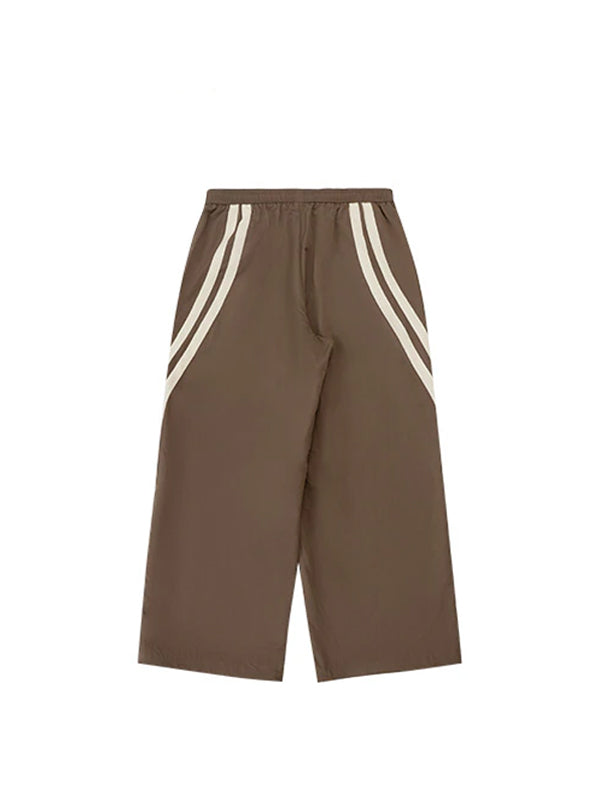 Brown Dual Color Track Pants 5