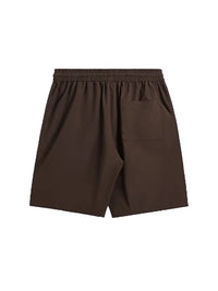 Brown Lightweight Shorts with Large Pockets 2