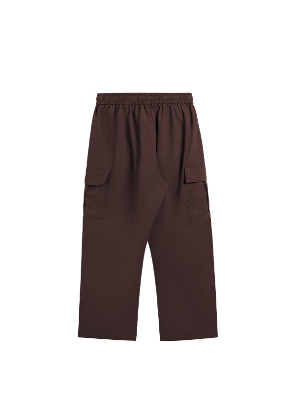 Brown Straight Leg Cargo Pants 2