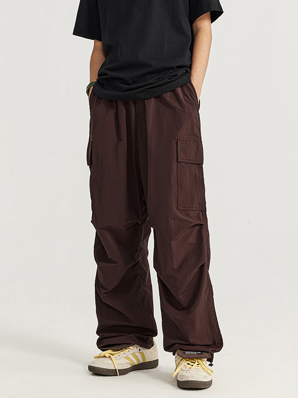 Brown Straight Leg Cargo Pants 3