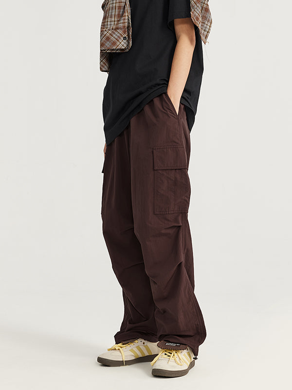 Brown Straight Leg Cargo Pants 6