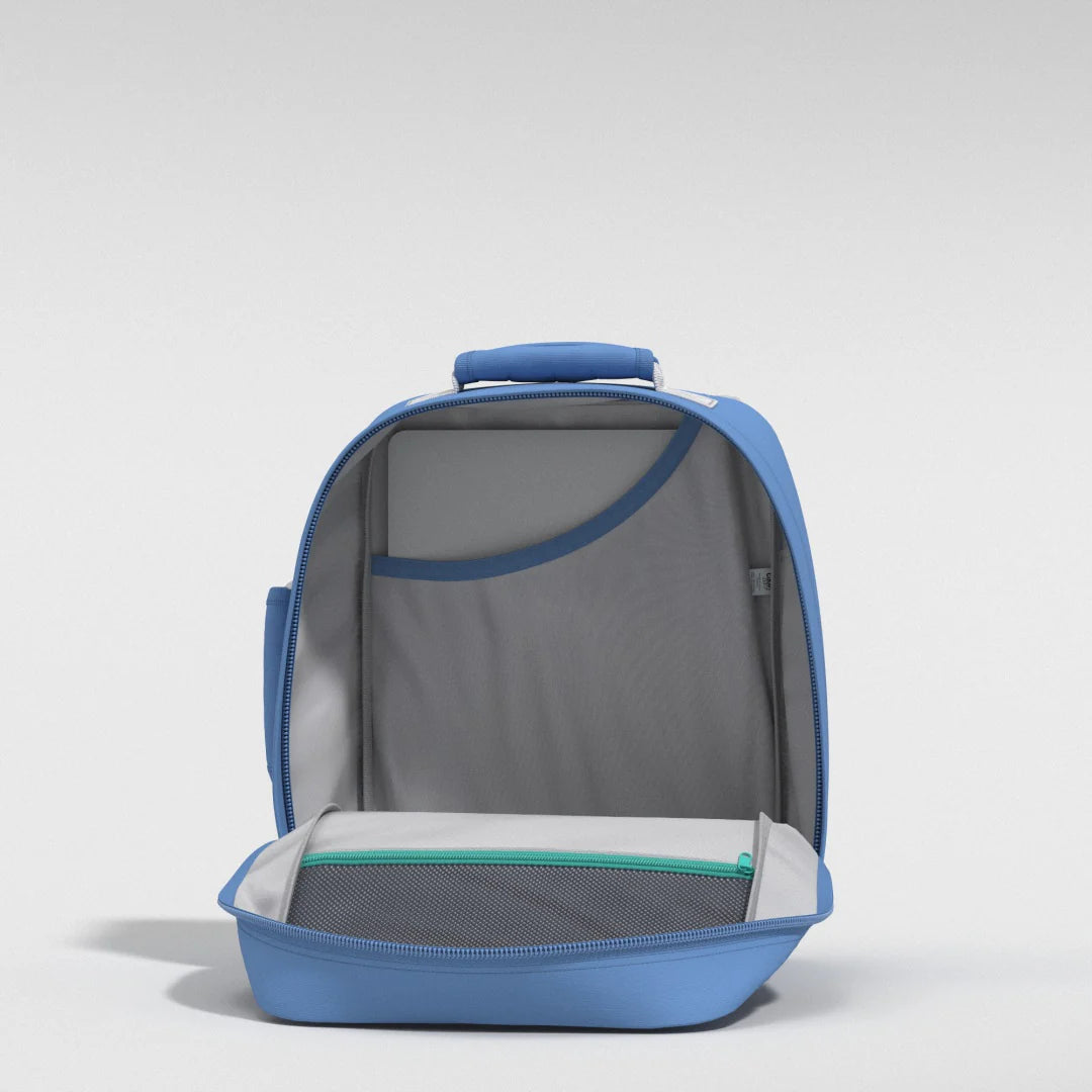 Cabinzero Classic Tech Backpack 28L in Infinity Blue Color