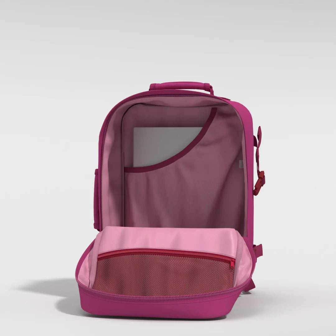 Cabinzero Classic Backpack 36L in Lovestruck Pink Color
