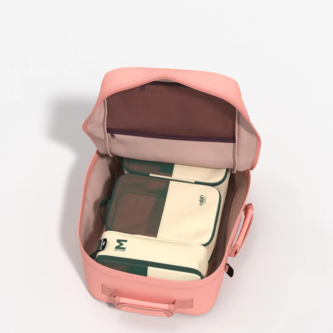Cabinzero Classic Backpack 36L in Macaroon Pink Color