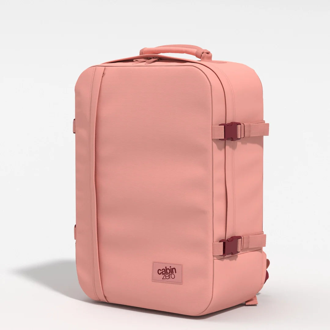 Cabinzero Classic Backpack 44L in Macaroon Pink Color