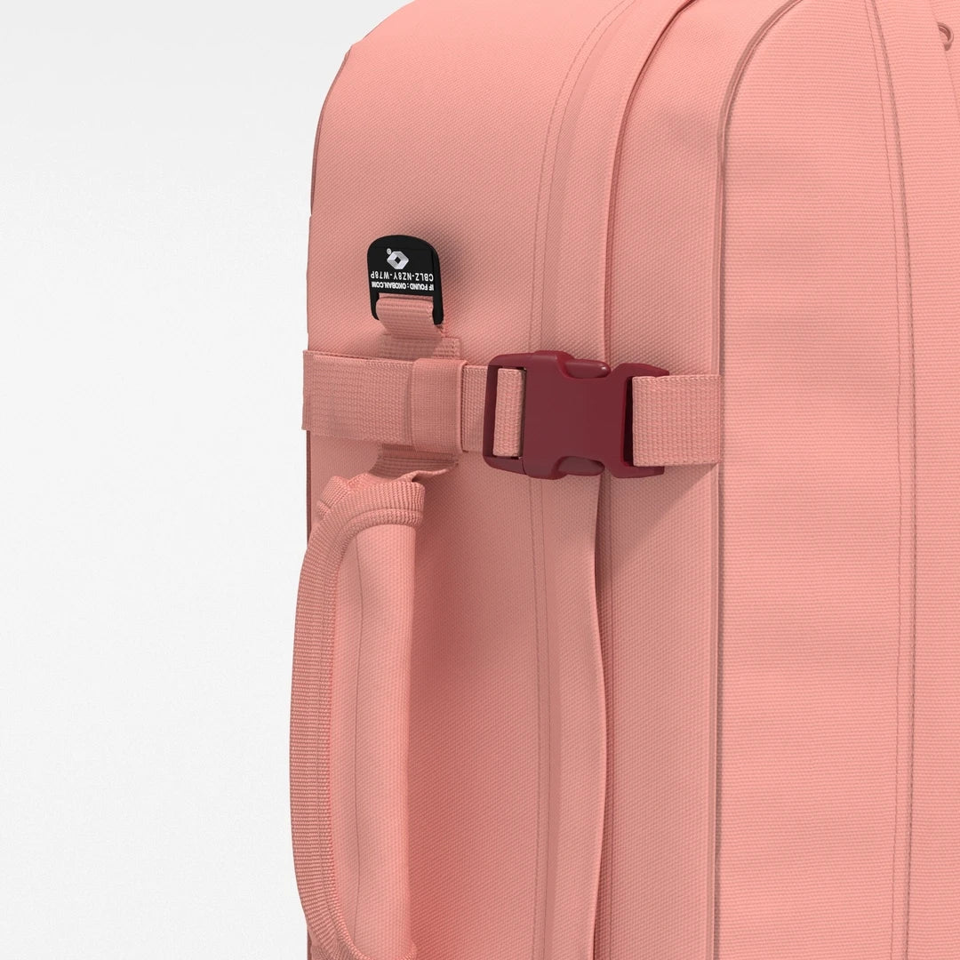Cabinzero Classic Backpack 44L in Macaroon Pink Color
