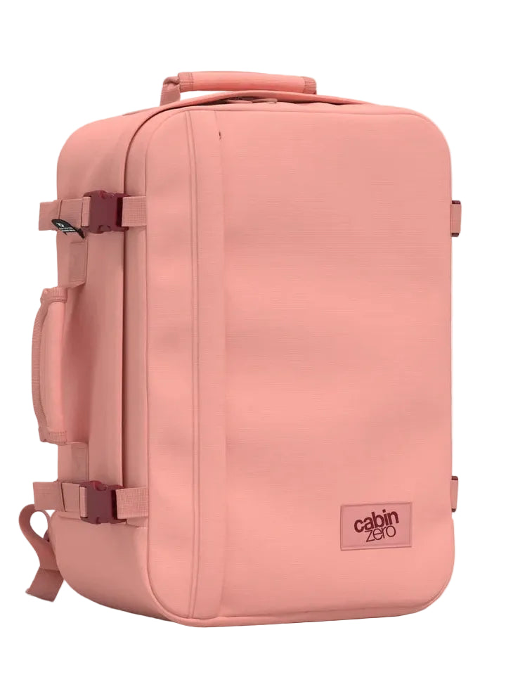 Cabinzero Classic Backpack 36L in Macaroon Pink Color