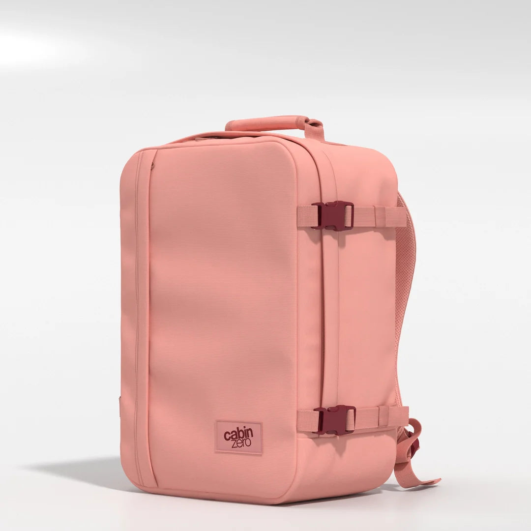 Cabinzero Classic Backpack 36L in Macaroon Pink Color