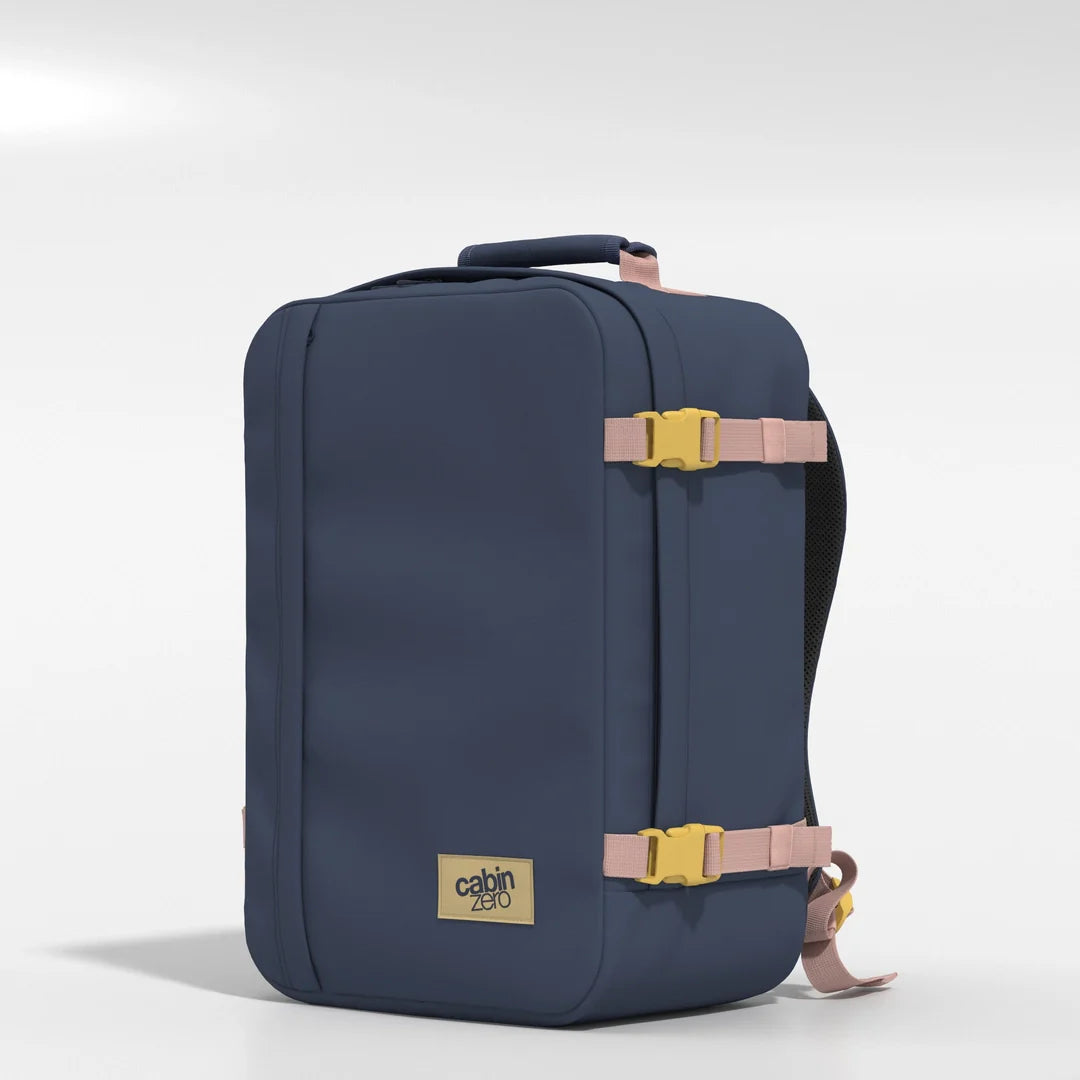 Cabinzero Classic Backpack 36L in Shibori Blue Color