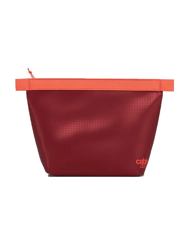 CabinZero Ultralight Wash Pouch 3.5L in Fiesta Red Color