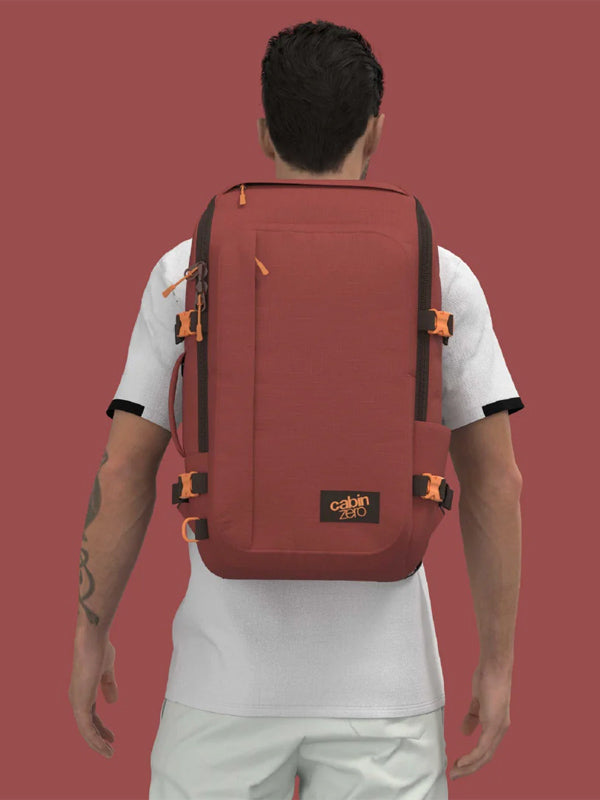 Cabinzero ADV Backpack 32L in Sangria Red Color 9