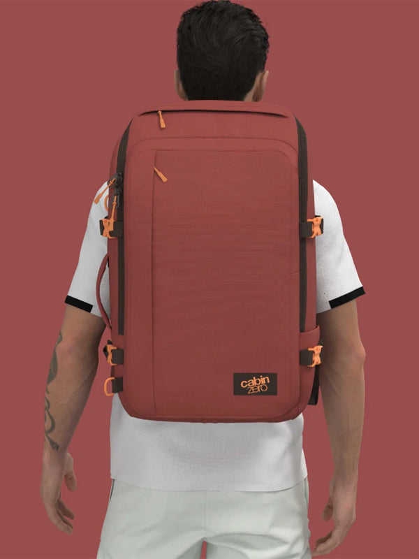 Cabinzero ADV Backpack 42L in Sangria Red Color 11