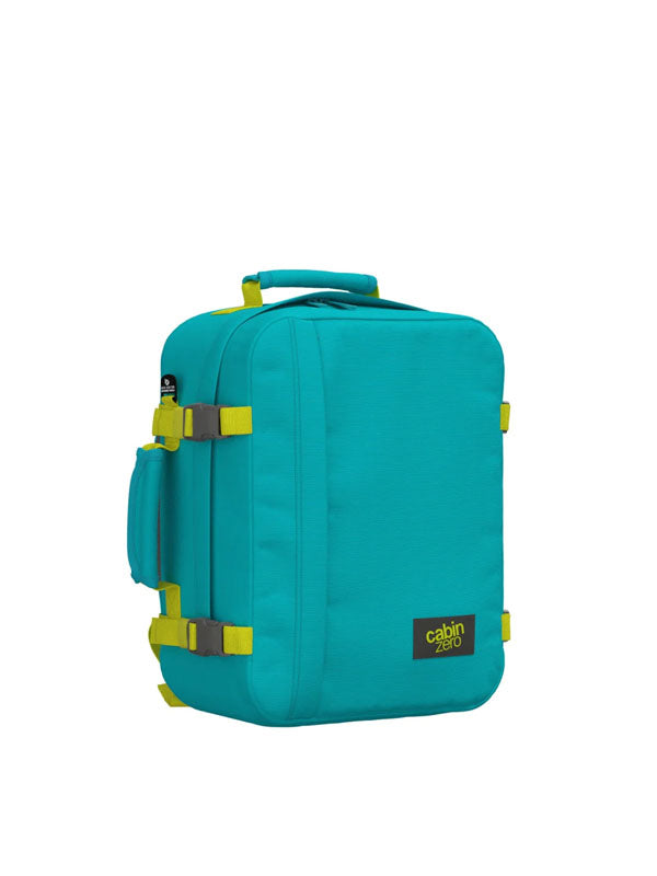 Cabinzero Classic 28L Backpack in Aqua Lagoon Color 2