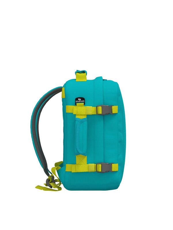 Cabinzero Classic 28L Backpack in Aqua Lagoon Color 4