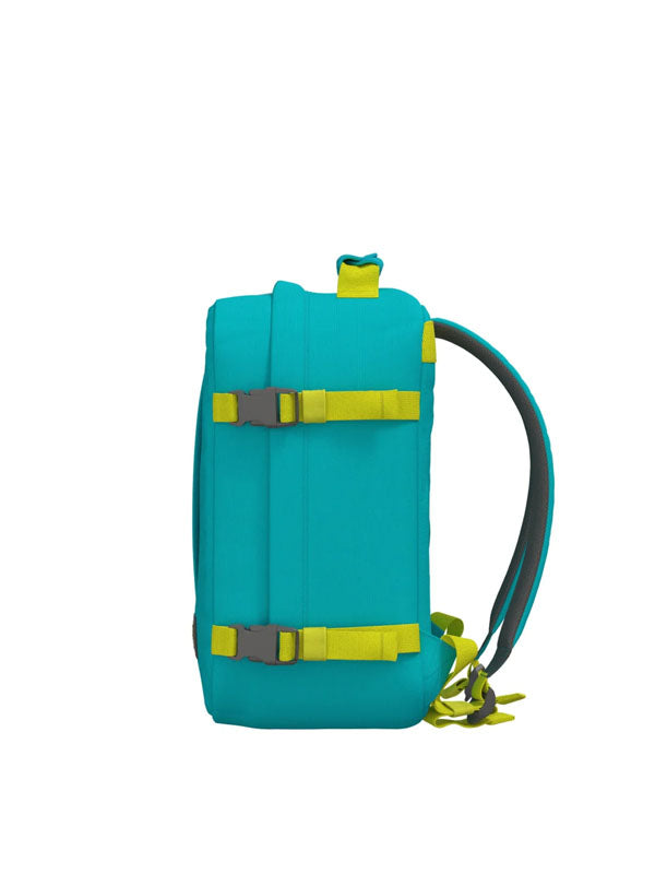 Cabinzero Classic 28L Backpack in Aqua Lagoon Color 6