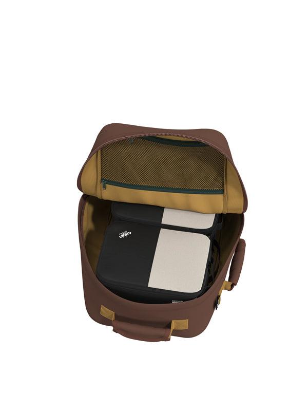 Cabinzero Classic 28L Backpack in Belgian Chocolate Color 11