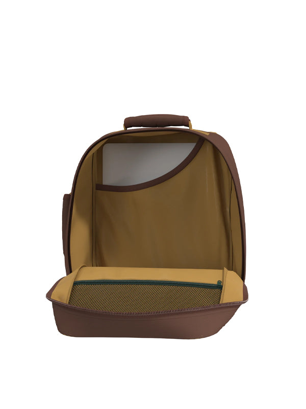 Cabinzero Classic 28L Backpack in Belgian Chocolate Color 9