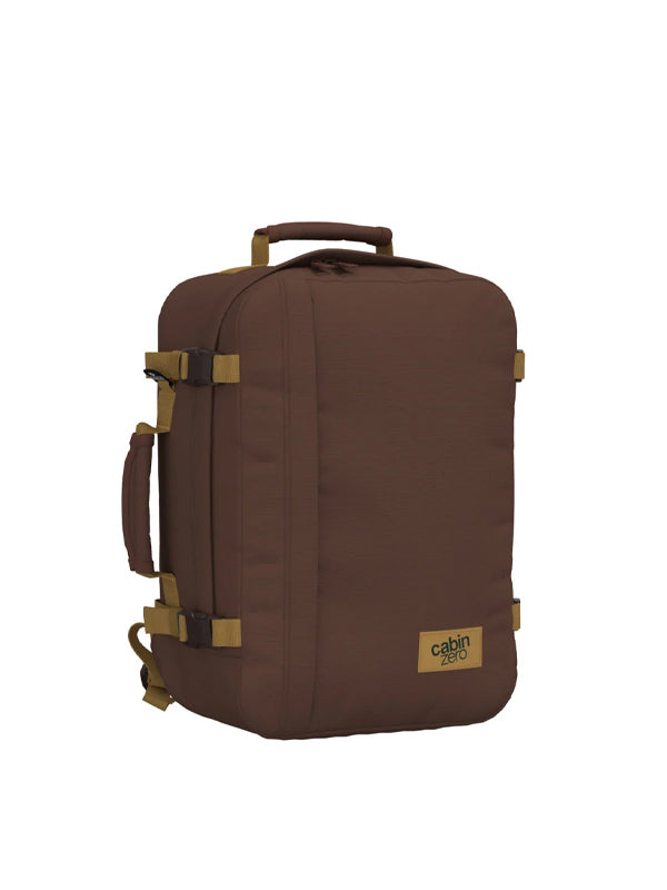 Cabinzero Classic 36L Backpack in Belgian Chocolate Color 2