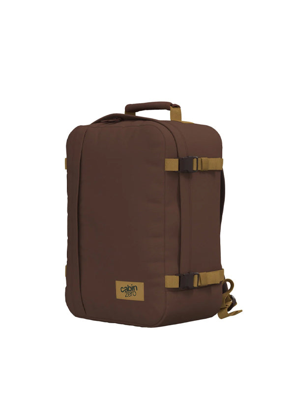 Cabinzero Classic 36L Backpack in Belgian Chocolate Color 4