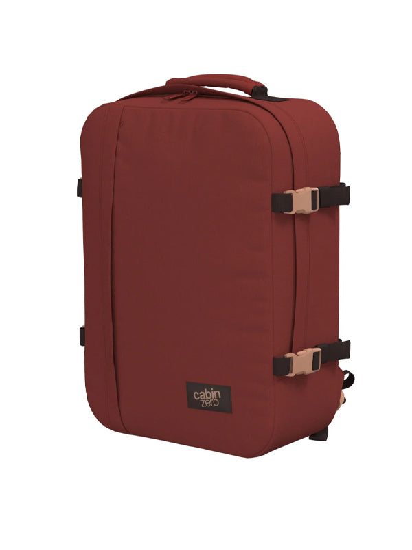 Cabinzero Classic 44L Backpack in Sangria Red Color 4